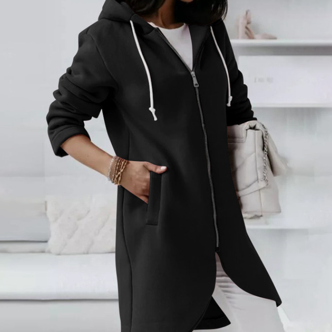 Women's Plush Long Sleeve Cardigan – Relaxed Cold Weather Cardigan