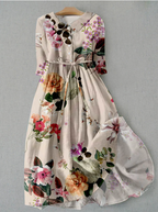 Women's Floral Shirt Dress – Button-Up Summer Dress