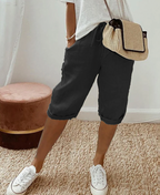 Women's Casual Summer Shorts – High Waist Walking Shorts