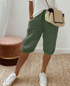 Women's Casual Summer Shorts – High Waist Walking Shorts