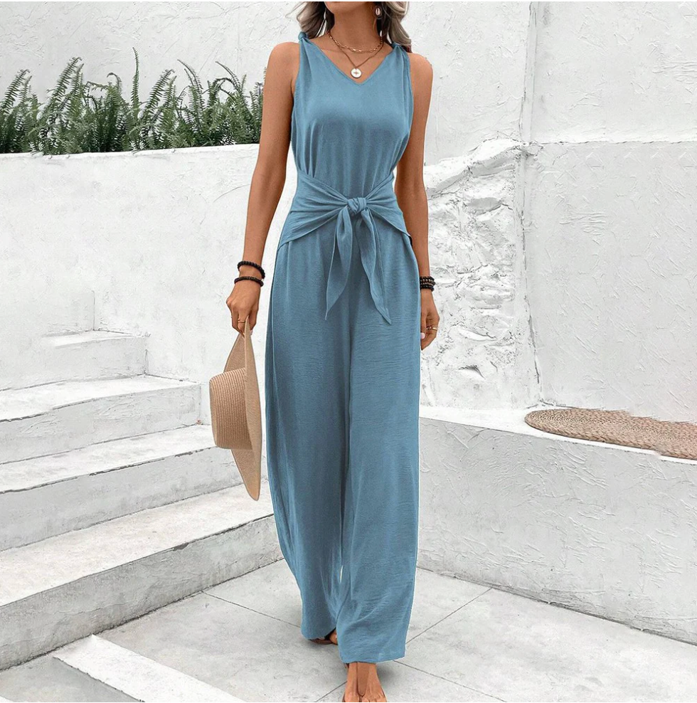 Women's Flowy Wide Leg Jumpsuit – Summer Casual Jumpsuit – Harlow