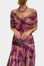 Women's Floral Maxi Dress – Elegant Occasion Dress – Seraphina