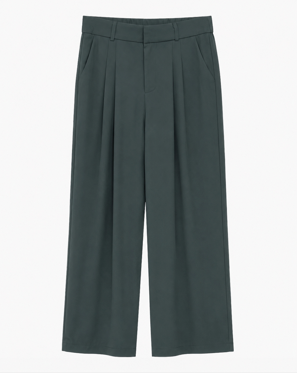 Women's Flowy Wide Leg Trousers – High Waist Everyday Dress Pants
