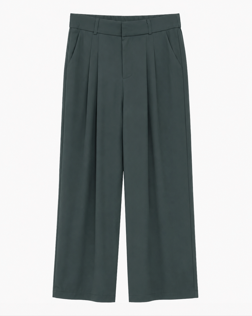 Women's Flowy Wide Leg Trousers – High Waist Everyday Dress Pants