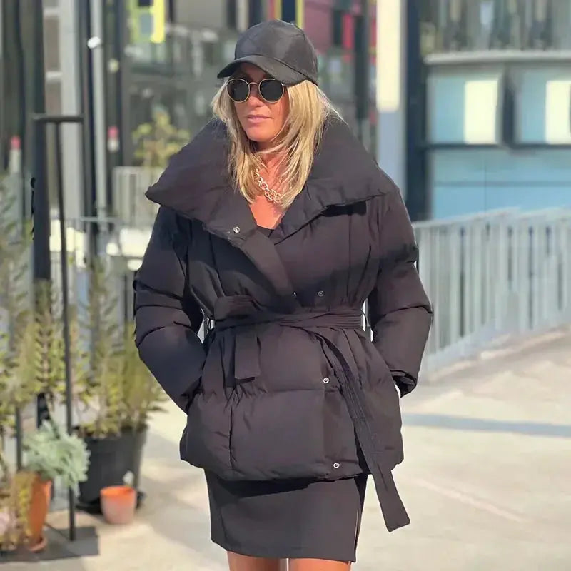 Women's Diamond Quilted Jacket – Lightweight Padded Zip-Up Jacket