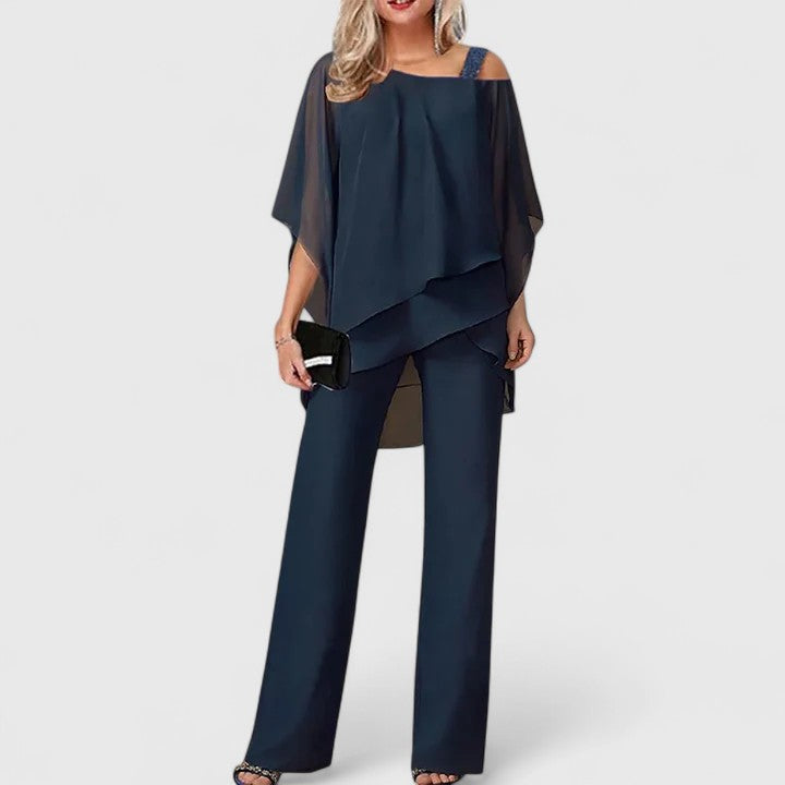Women's Wide Leg Set – Elegant Matching Set – Everly