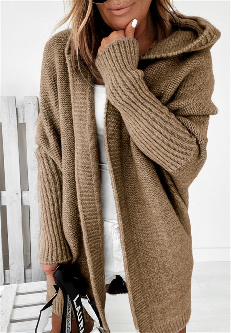 Women's Relaxed Sleeve Cardigan – Oversized Longline Cardigan