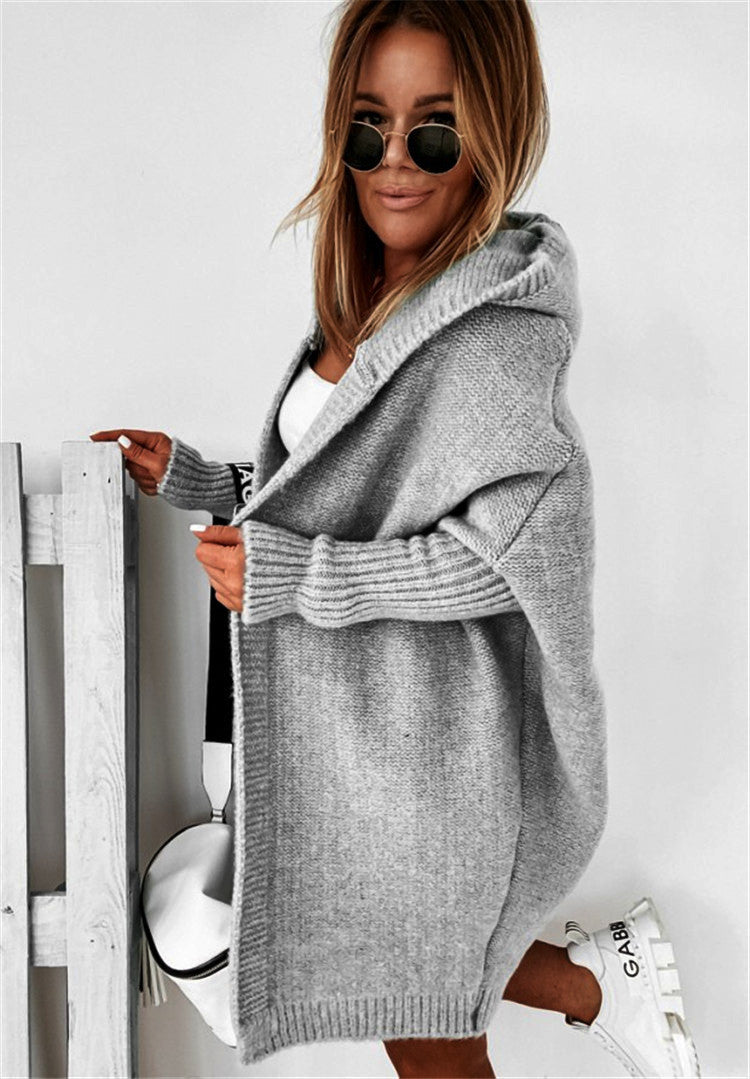 Women's Relaxed Sleeve Cardigan – Oversized Longline Cardigan
