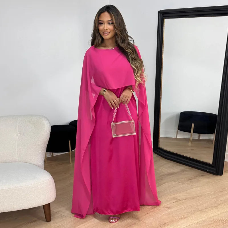 Women's Relaxed Flowy Evening Dress – Formal Party Occasion Dress