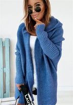 Women's Relaxed Sleeve Cardigan – Oversized Longline Cardigan