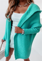 Women's Relaxed Sleeve Cardigan – Oversized Longline Cardigan