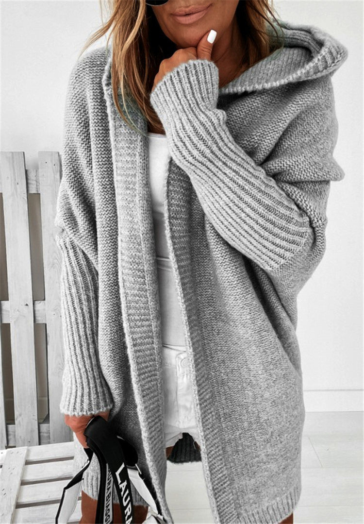 Women's Relaxed Sleeve Cardigan – Oversized Longline Cardigan