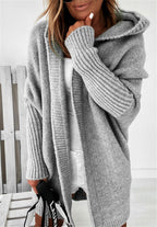 Women's Relaxed Sleeve Cardigan – Oversized Longline Cardigan