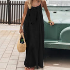 Women's Spaghetti Strap Dress – Flowy Sleeveless Summer Dress