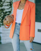 Women's Oversized Blazer – Tailored Casual Blazer – Brielle