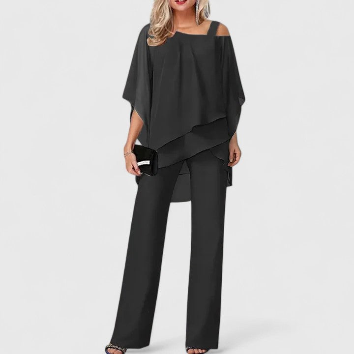 Women's Wide Leg Set – Elegant Matching Set – Everly