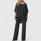 Women's Wide Leg Set – Elegant Matching Set – Everly