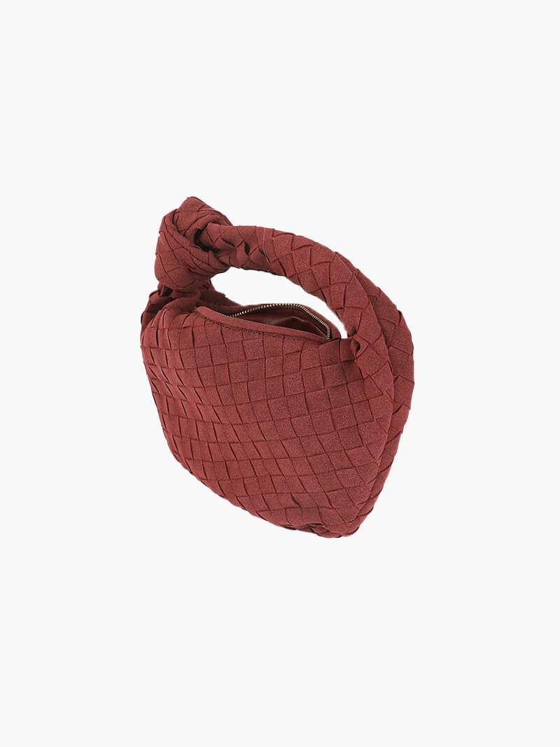 Women's Braided Suede Bag – Mini Crossbody Bag – Ilyse