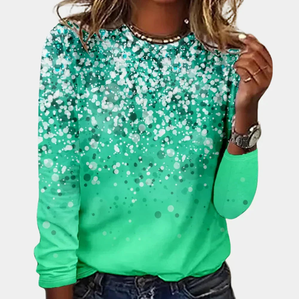 Women's Star Christmas Sweater – Sparkle Festive Holiday Sweater