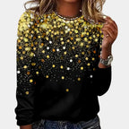 Women's Star Christmas Sweater – Sparkle Festive Holiday Sweater