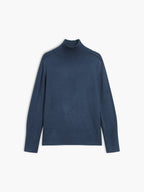 Women's Ribbed High Neck Sweater – Long Sleeve Fitted Knit Pullover