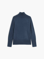 Women's Ribbed High Neck Sweater – Long Sleeve Fitted Knit Pullover