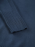 Women's Ribbed High Neck Sweater – Long Sleeve Fitted Knit Pullover