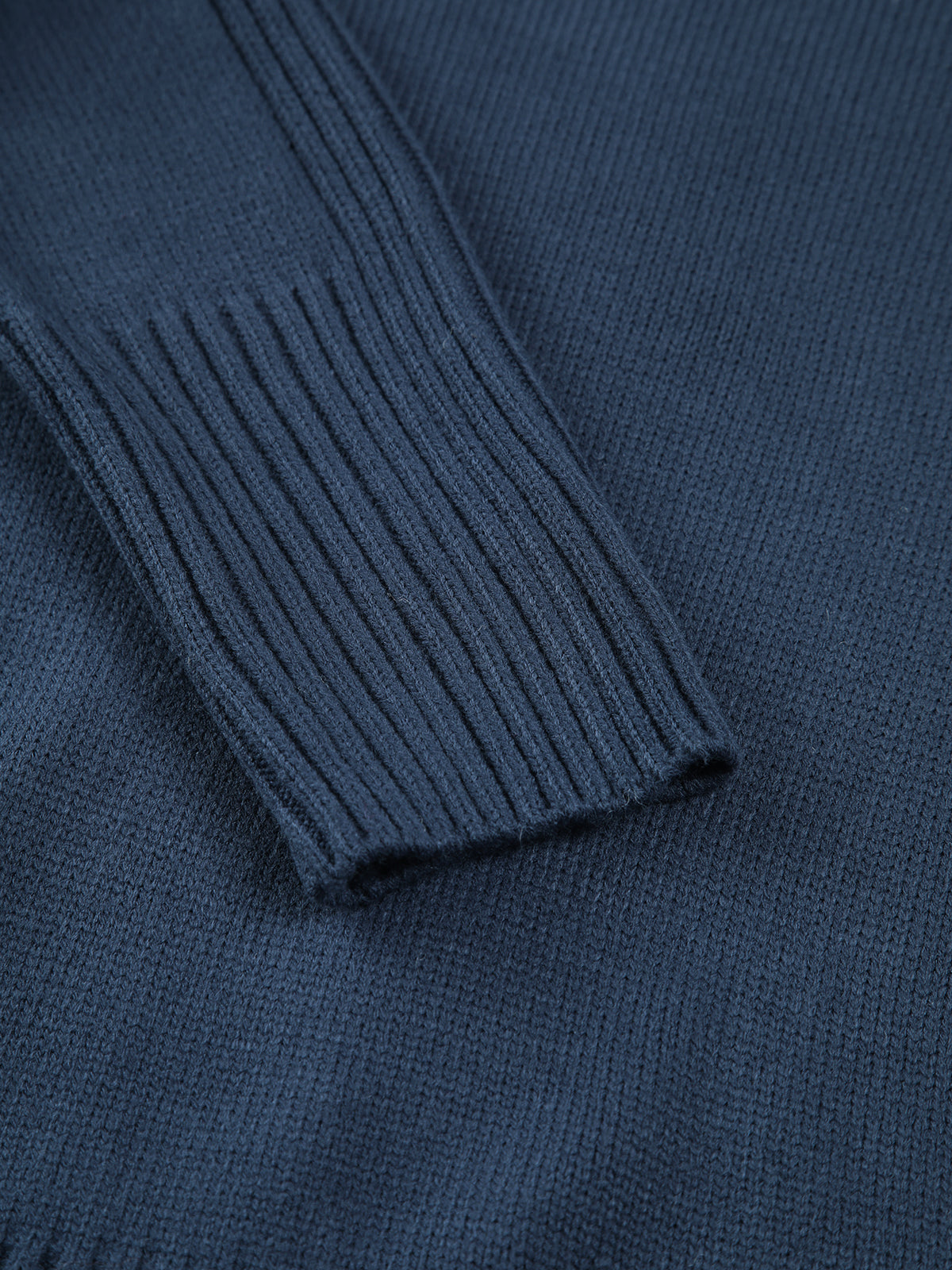 Women's Ribbed High Neck Sweater – Long Sleeve Fitted Knit Pullover