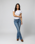 Women's Vintage Flare Jeans – Low Rise Denim Jeans