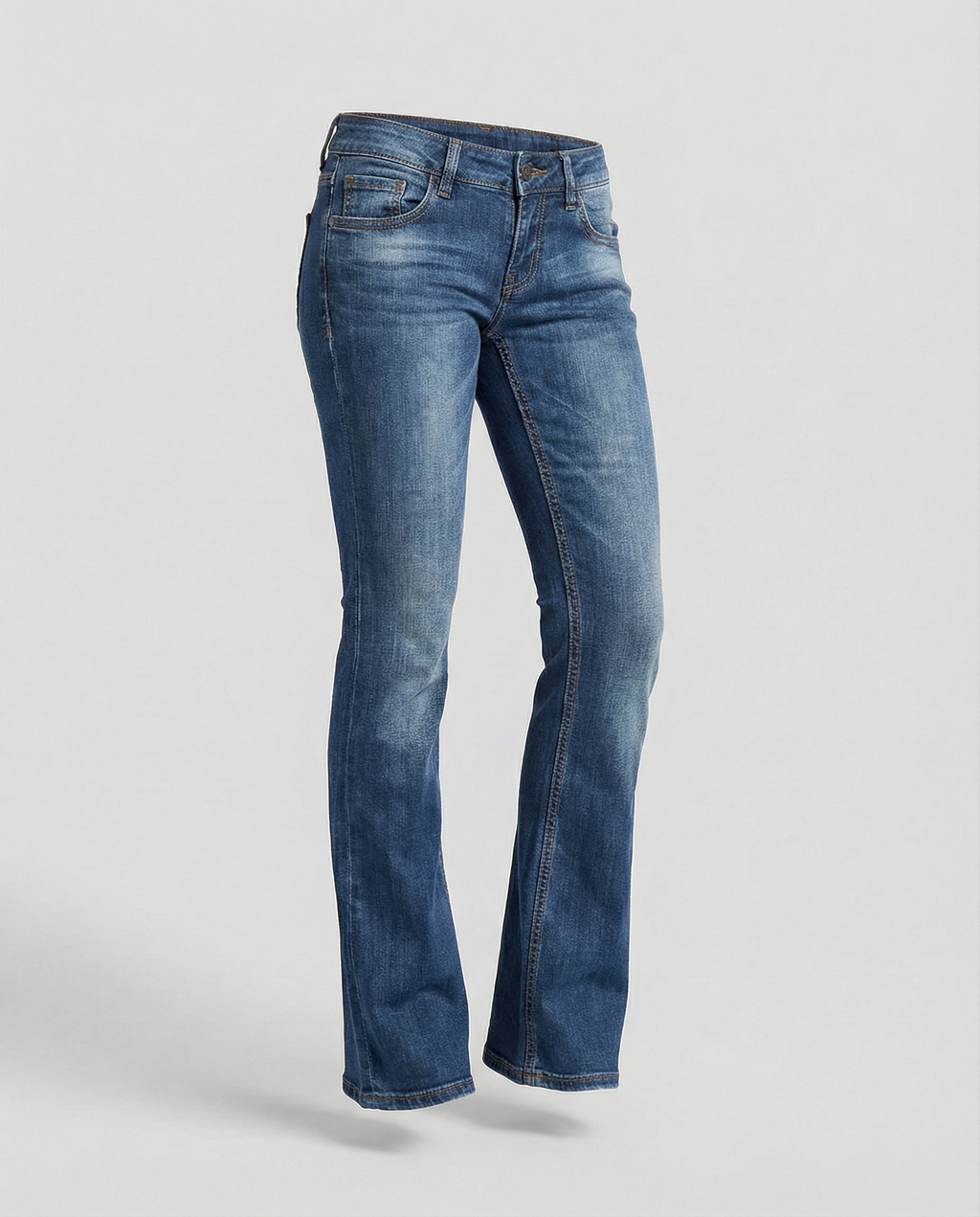 Women's Vintage Flare Jeans – Low Rise Denim Jeans