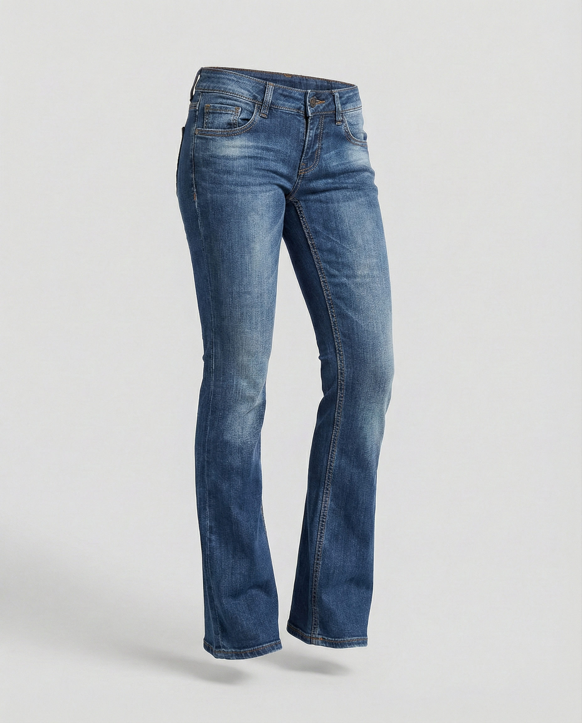 Women's Vintage Flare Jeans – Low Rise Denim Jeans