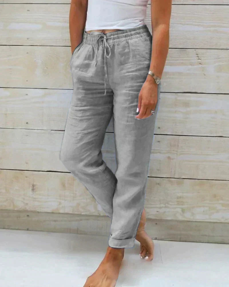 Women's Summer Wide Leg Pants – Lightweight Casual Pants