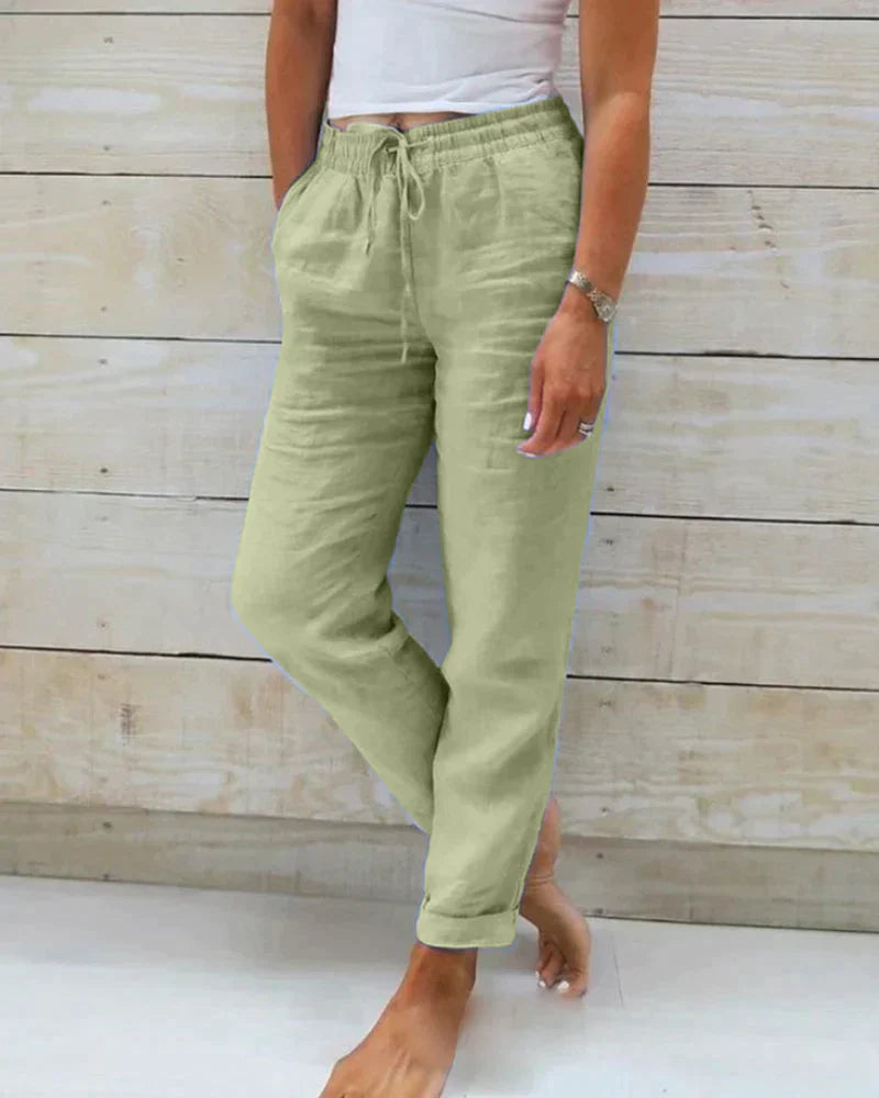 Women's Summer Wide Leg Pants – Lightweight Casual Pants