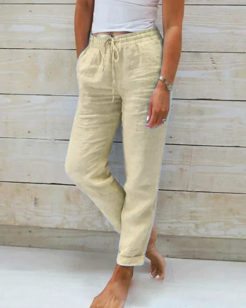 Women's Summer Wide Leg Pants – Lightweight Casual Pants