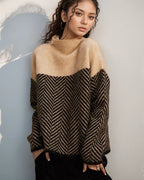 Women's Fine Knit Turtleneck Sweater – Slim Fit Layering Pullover