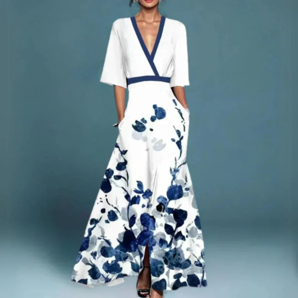 Women's Floral Maxi Dress – Occasion Summer Dress – Everly