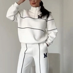 Women's Half-Zip Jogger Set – Quarter Zip Tracksuit Set