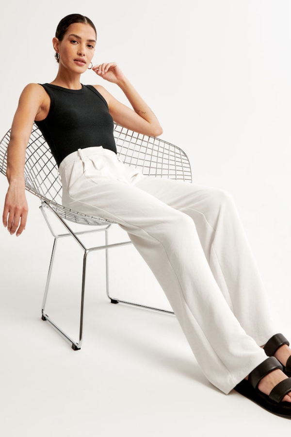 Women's Wide Leg Trousers – High Waist Flowy Dress Pants