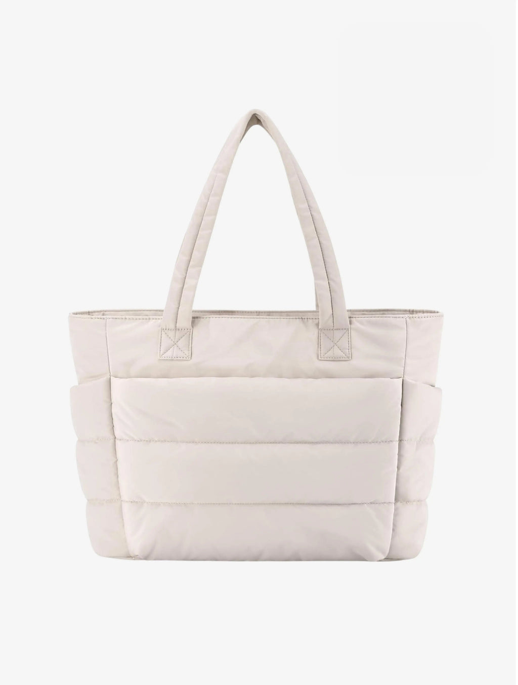 Women's Quilted Tote Bag – Padded Panel Handbag – Lily
