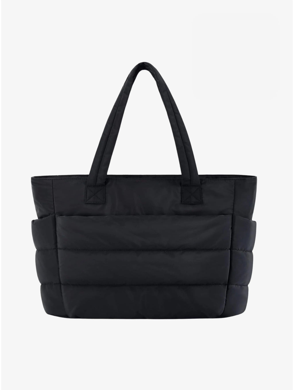 Women's Quilted Tote Bag – Padded Panel Handbag – Lily