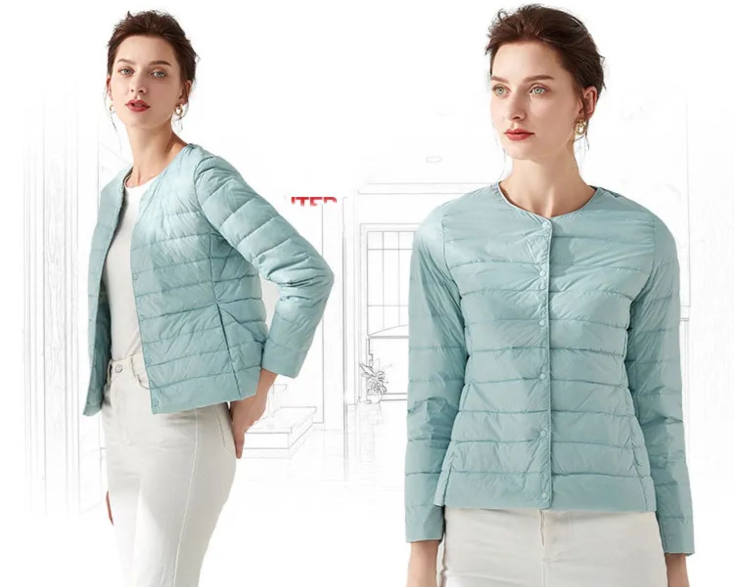 Women's Lightweight Puffer Jacket – Packable Cold Weather Jacket