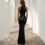 Women's Shimmer Glitter Party Dress – Sparkly Evening Occasion Dress