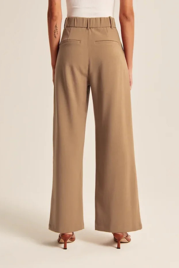 Women's Wide Leg Trousers – High Waist Flowy Dress Pants