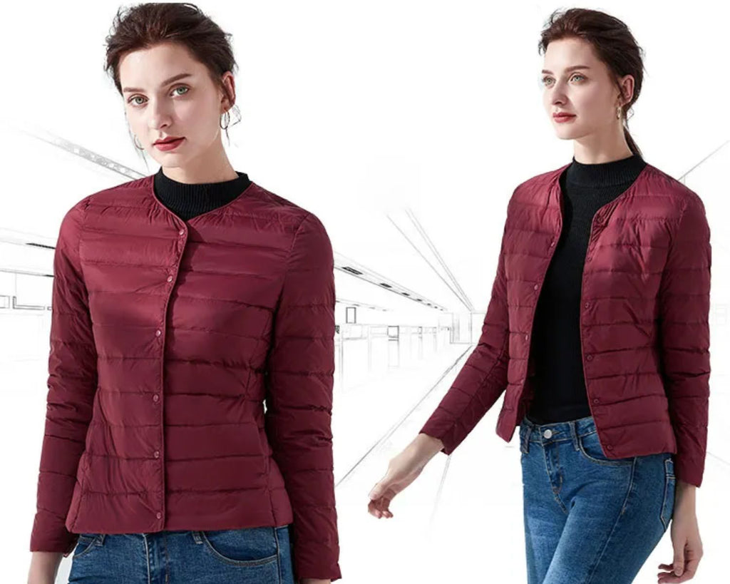 Women's Lightweight Puffer Jacket – Packable Cold Weather Jacket
