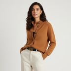 Women's Oversized Button Cardigan – Relaxed Ribbed Layering Cardigan