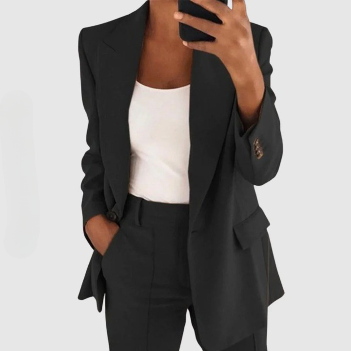 Women's Blazer Set – Sophisticated Tailored Set – Delaney
