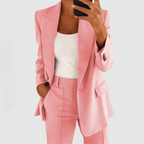 Women's Blazer Set – Sophisticated Tailored Set – Delaney