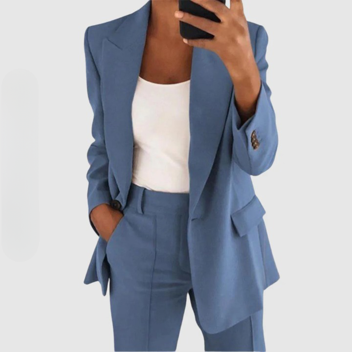 Women's Blazer Set – Sophisticated Tailored Set – Delaney