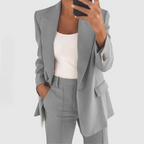Women's Blazer Set – Sophisticated Tailored Set – Delaney