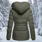 Women's Fur Hood Winter Jacket – Fleece Lined Cold Weather Coat